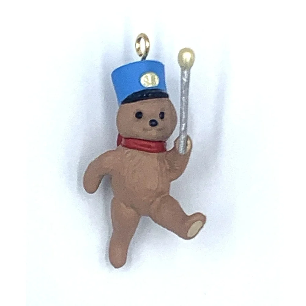 Vintage Hallmark‎ Miniature March of the Teddy Bears Series #1 Ornament NOS